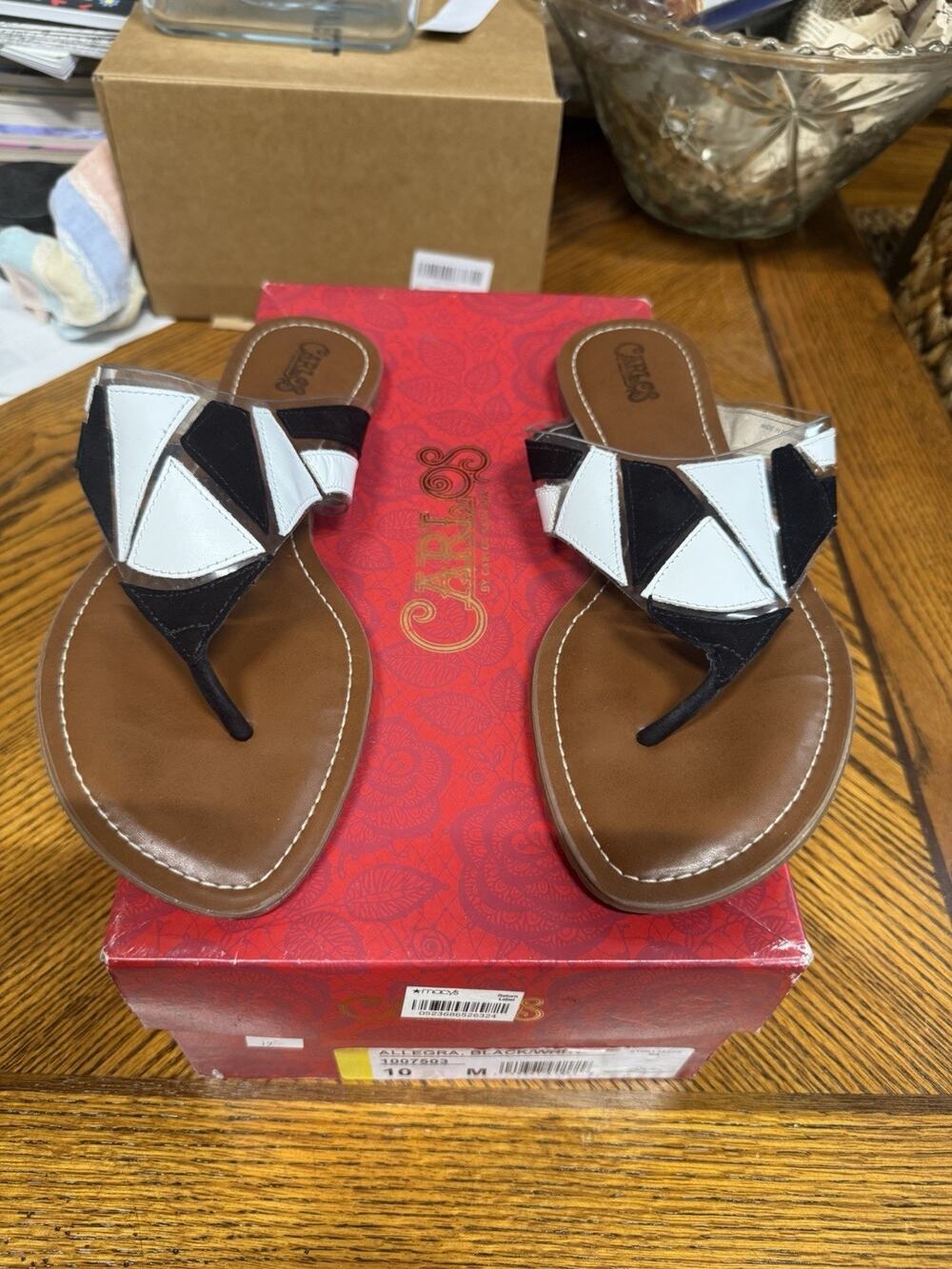 Carlos Sandals Women’s Size 10 M New With Box